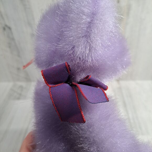Russ Berrie Aphrodite Purple Teddy Bear Plush Love Paw Stuffed Animal Toy Gift - Picture 10 of 12